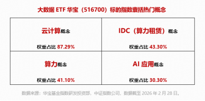 百虾大战+云计算涨价+政策利好，华宝基金大数据ETF（516700）强势拉升1.9%！资金积极抢筹！-第3张图片-51吃大瓜