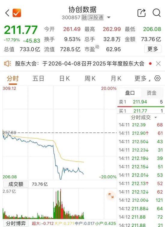 小作文引发股价闪崩，协创数据（300857）火速回应-第1张图片-51吃大瓜