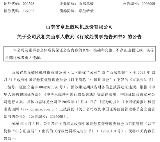 财务造假！002598将被ST-第1张图片-51吃大瓜