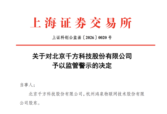 千方科技（002373）收警示函-第2张图片-51吃大瓜